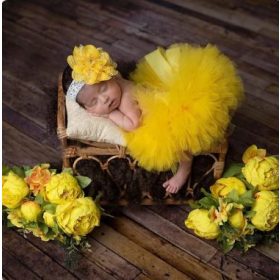 Baba Fotózás - Sárga balerina szett 