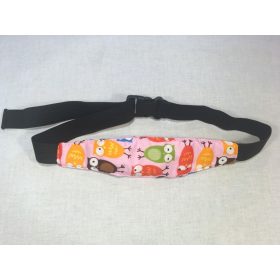 Utazó fejpánt gyerekeknek Rózsaszín Baglyos