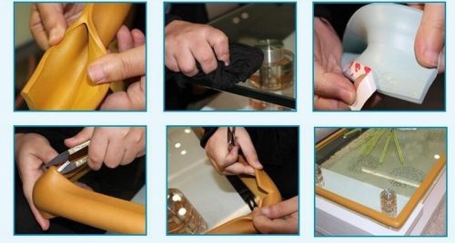 Bababiztonság élvédő U alakú barna 