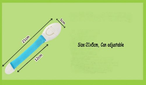 Ajtó- és fiókzár fehér színben