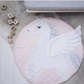 Unikornis játszó szőnyeg kör alakú