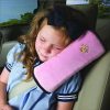 Biztonsági övre tehető alvó  párna gyerekeknek Rózsaszín színben