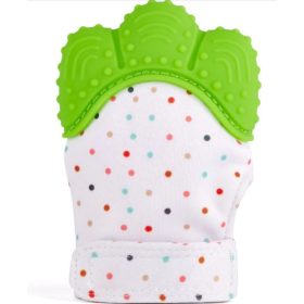 Fogzáshoz rágható Babakesztyű Kiwizöld Készletről