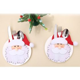 Télapós evőeszköz tartó 2db-os