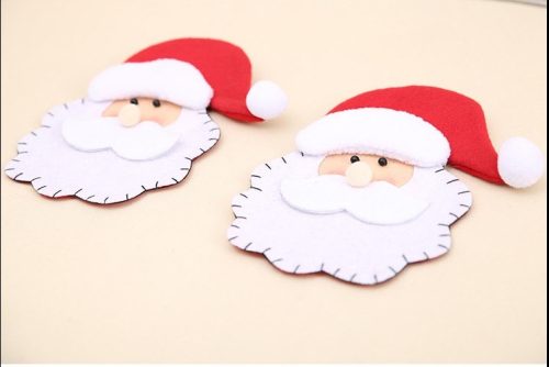 Télapós evőeszköz tartó 2db-os