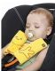 Biztonsági övre tehető nyaktámasz babáknak sárga Készletről
