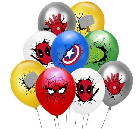 Szuperhős 10 db-os lufi - Marvel