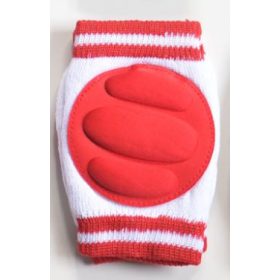 Baba térdvédő piros-fehér 