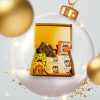 Babaköszöntő Ajnádékcsomag- Baby Gift Box- Barna-Narancs Állatfigurás