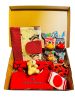 Babaköszöntő ajándékcsomag- Baby gift Box- Piros Vágyálom