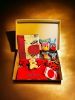 Babaköszöntő ajándékcsomag- Baby gift Box- Piros Vágyálom