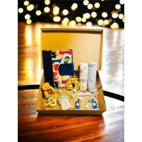  Babaköszöntő ajándékcsomag- Baby gift Box- Erdei Állatos