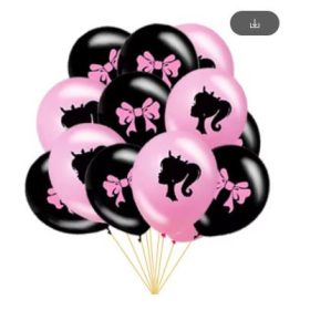Barbie témájú lufiszett 10 db-os Szülinapra