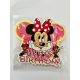 Minnie Mouse Torta Dekoráció 