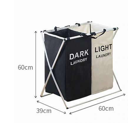 Szennyes tároló kosár több rekeszes 