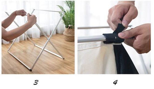 Szennyes tároló kosár több rekeszes 