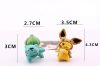 Pokémon torta Dekoráció figurák 8 db-os 