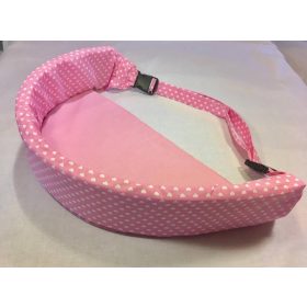   Rózsaszín szívecskés Játszó és étkező tálca gyermekeknek autóba, babakocsihoz