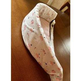   Nyuszis rózsaszín Játszó és étkező tálca gyermekeknek autóba, babakocsihoz