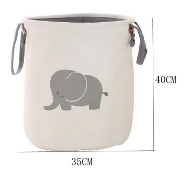 Elefántos játéktároló gyerekszobába készletől