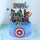 Avengers - Bosszúállók Torta Dekoráció - Marvel hősök