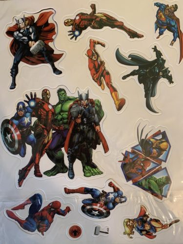 Avengers- Bosszúállók Tortadekoráció 10 db-os -Marvel