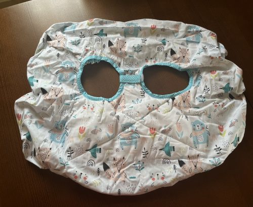 Erdei Állat mintás BEVÁSÁRLÓKOCSI HUZAT / BEVÁSÁRLÓKOCSIBETÉT GYEREKEKNEK