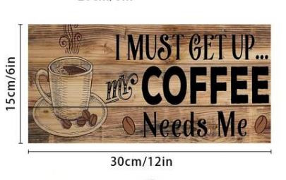 Fa Kávés Fali Dekoráció 
