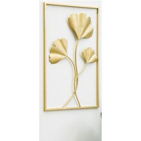 Gingko Levél mintájú Fali Arany Dekoráció