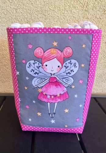 Asztali tároló, pelenkatartó babaszobába - Pink Tündér