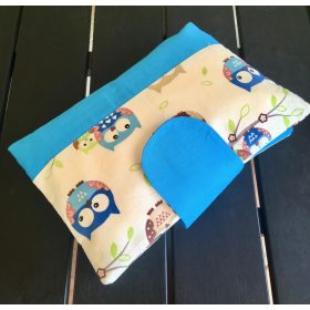 Pelenkázó neszeszer , pelenkázó táska- Türkiz Bagoly