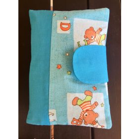 Pelenkázó neszeszer , pelenkázó táska- Türkiz Maci