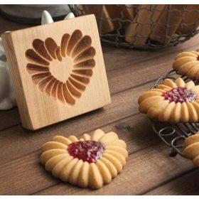 Szívecskés Formájú Fa Sütőforma