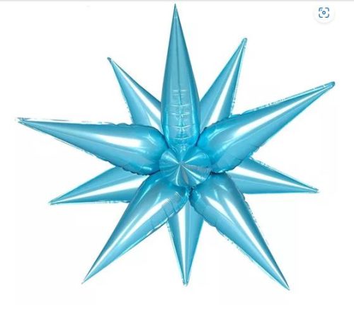 Kék Csillag Lufi  Dekoráció 70 cm