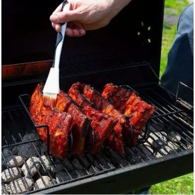 Rozsdamentes Acél Bordatartó grillezéshez