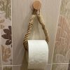 WC Papír tartó, törölköző tartó kötélből