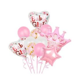 BABAVÁRÓ PARTYHOZ LUFISZETT Rózsaszín 11 DB-OS