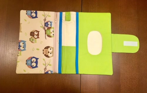 Babalátogató ajándék csomag-Zöld baglyos