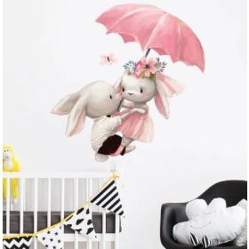 Nyuszi pár falmatrica