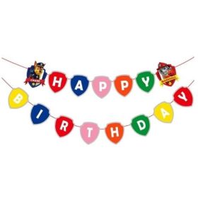 Mancs őrjáratos színes zászlófűzér 