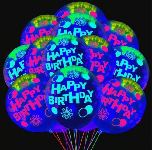 Happy Birhtday Feliratú Lufi 10 db-os