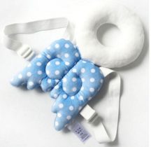 Védőszárnyak babáknak kék-fehér pöttyös Készleten