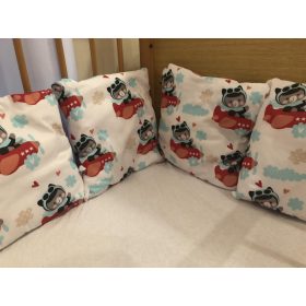   Rácsvédő, fejvédő párnaszett 6 db-os - repülős kombinációban