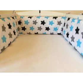 Nagy kék csillagos egyenes rácsvédő 