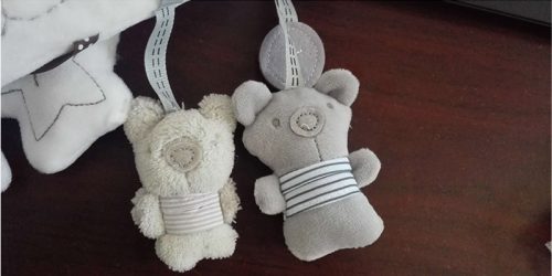Nyuszis Csörgő babajáték 