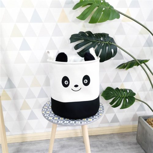 Panda mintás játéktároló készletről