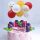 Torta dekoráció- mini lufi - extra színes 
